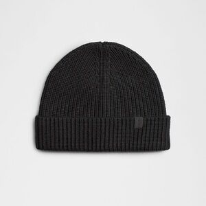 Lululemon Close-Fit Wool-Blend Ribbed Knit Beanie Unisex Black